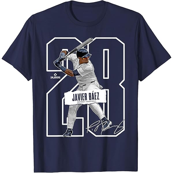 Amazon.com: El Mago Javier Baez Detroit MLBPA T-Shirt : Clothing